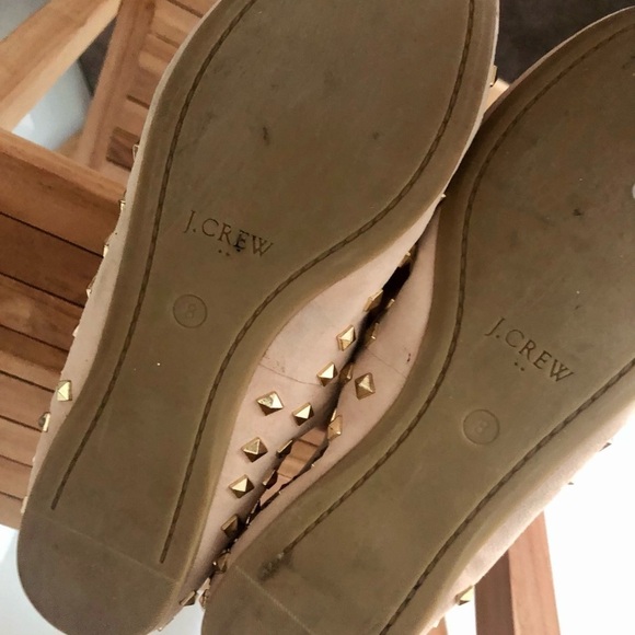 J.Crew studded tan ballet flats shoes - Picture 7 of 7